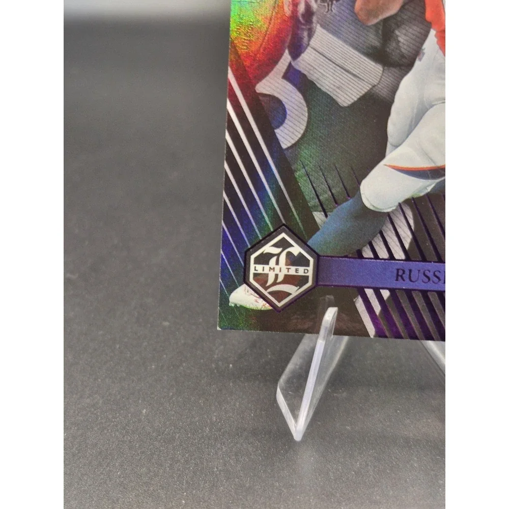 2023 Panini Limited Russell Wilson #32 Amethyst Spotlight /25 Broncos Seahawks